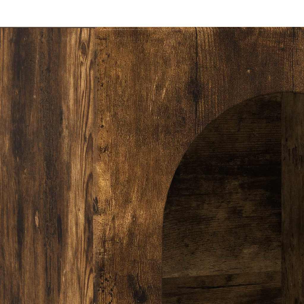 vidaXL Sideboard ELST Smoked Oak 59 x 35 x 80.5 cm Engineered Wood