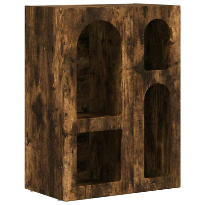vidaXL Sideboard ELST Smoked Oak 59 x 35 x 80.5 cm Engineered Wood