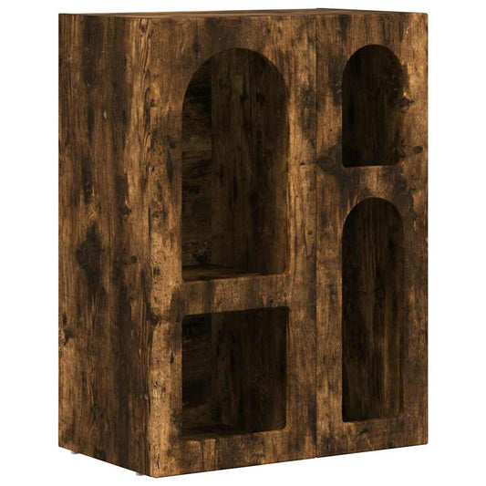 vidaXL Sideboard ELST Smoked Oak 59 x 35 x 80.5 cm Engineered Wood