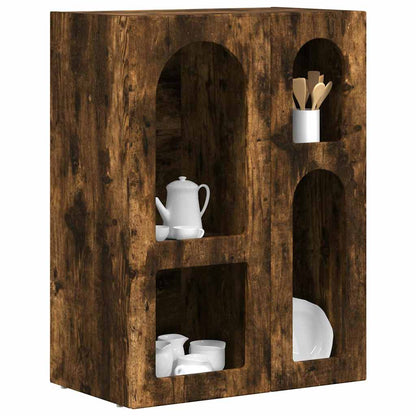 vidaXL Sideboard ELST Smoked Oak 59 x 35 x 80.5 cm Engineered Wood