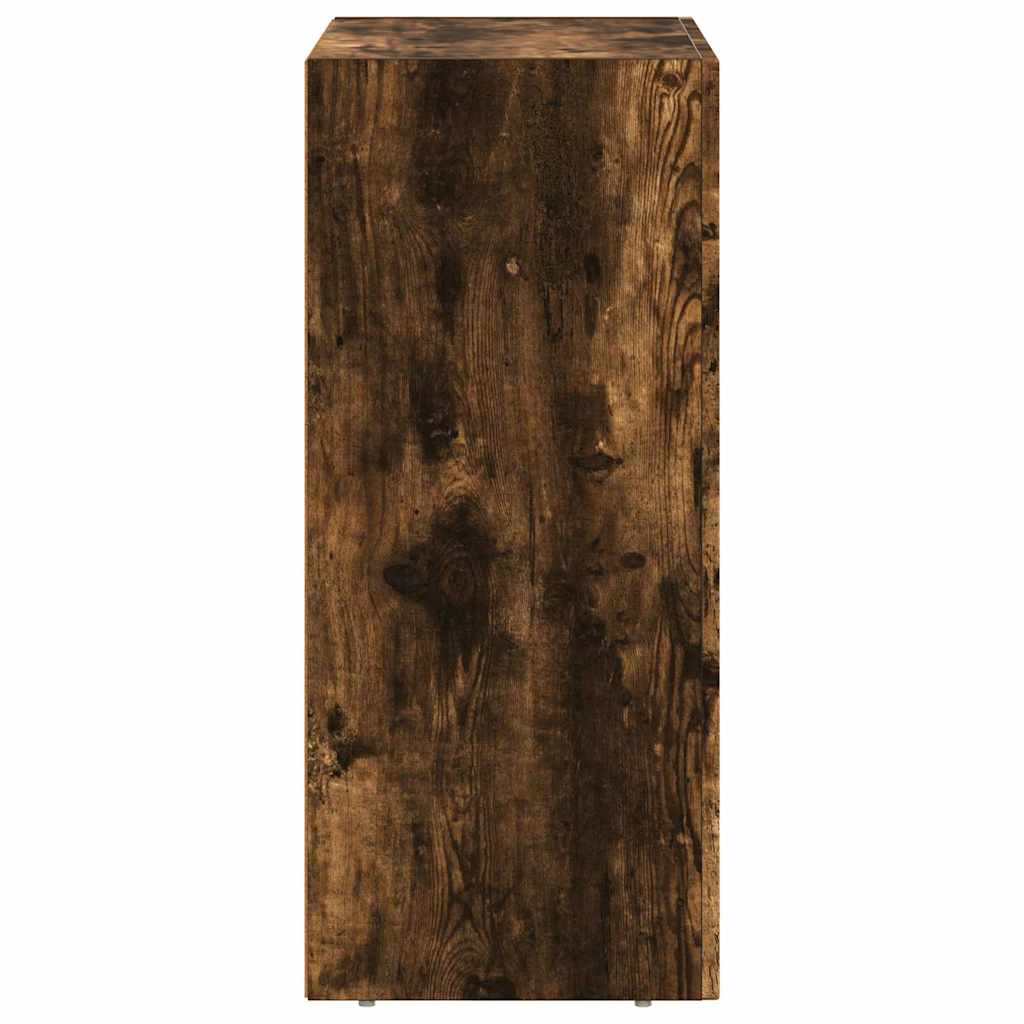 vidaXL Sideboard ELST Smoked Oak 59 x 35 x 80.5 cm Engineered Wood
