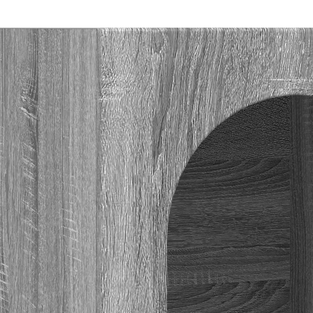 vidaXL Sideboard ELST Grey Sonoma 59 x 35 x 80.5 cm Engineered Wood