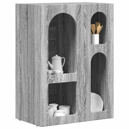 vidaXL Sideboard ELST Grey Sonoma 59 x 35 x 80.5 cm Engineered Wood