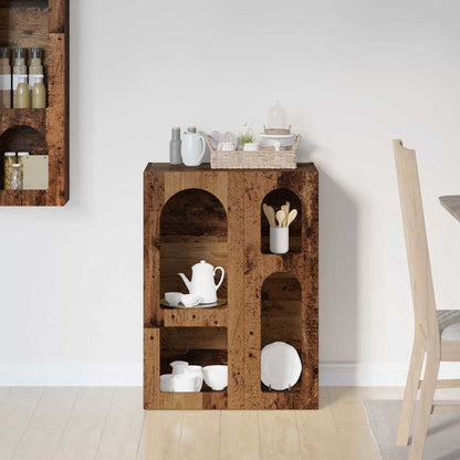 vidaXL Sideboard ELST Old Wood 59 x 35 x 80.5 cm Engineered Wood