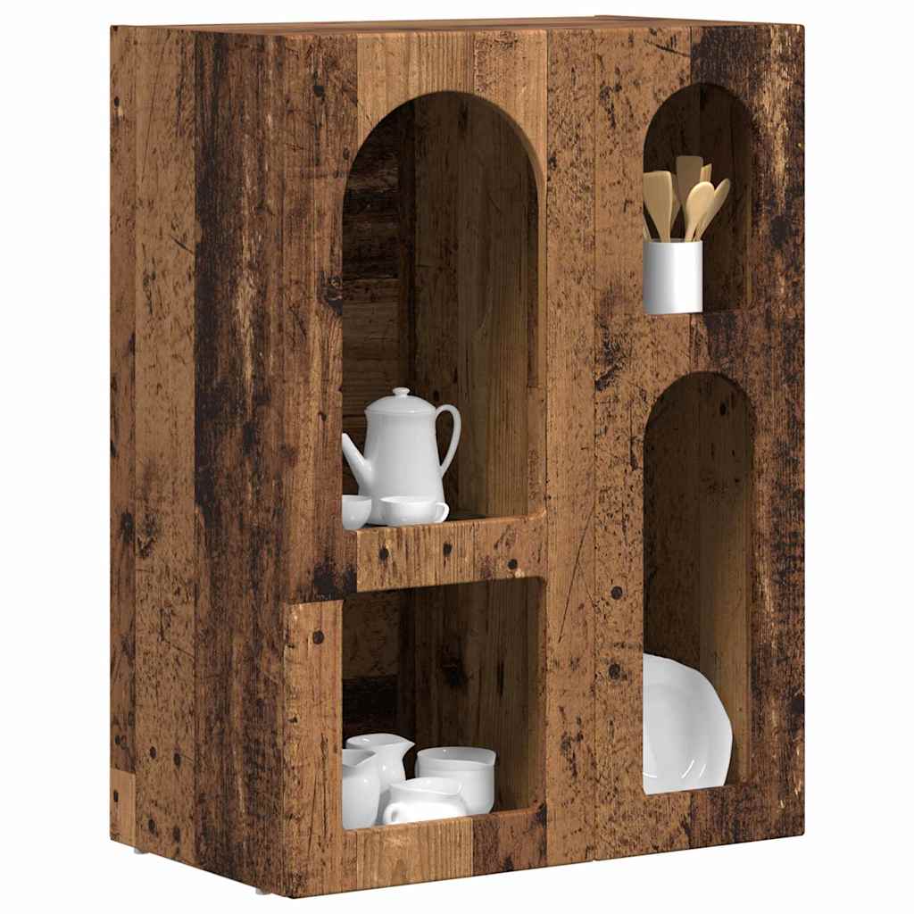 vidaXL Sideboard ELST Old Wood 59 x 35 x 80.5 cm Engineered Wood