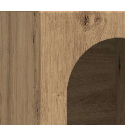 vidaXL Sideboard ELST Artisan Oak 59 x 35 x 80.5 cm Engineered Wood