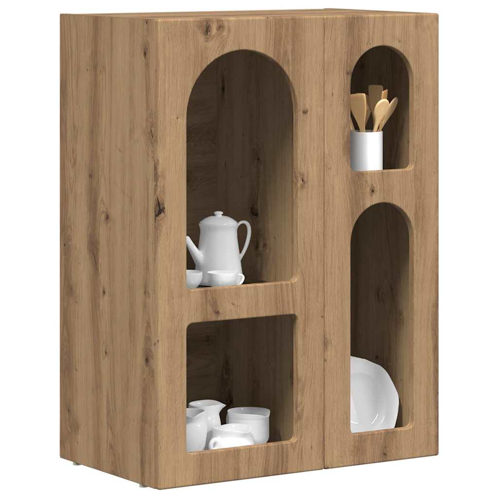 vidaXL Sideboard ELST Artisan Oak 59 x 35 x 80.5 cm Engineered Wood