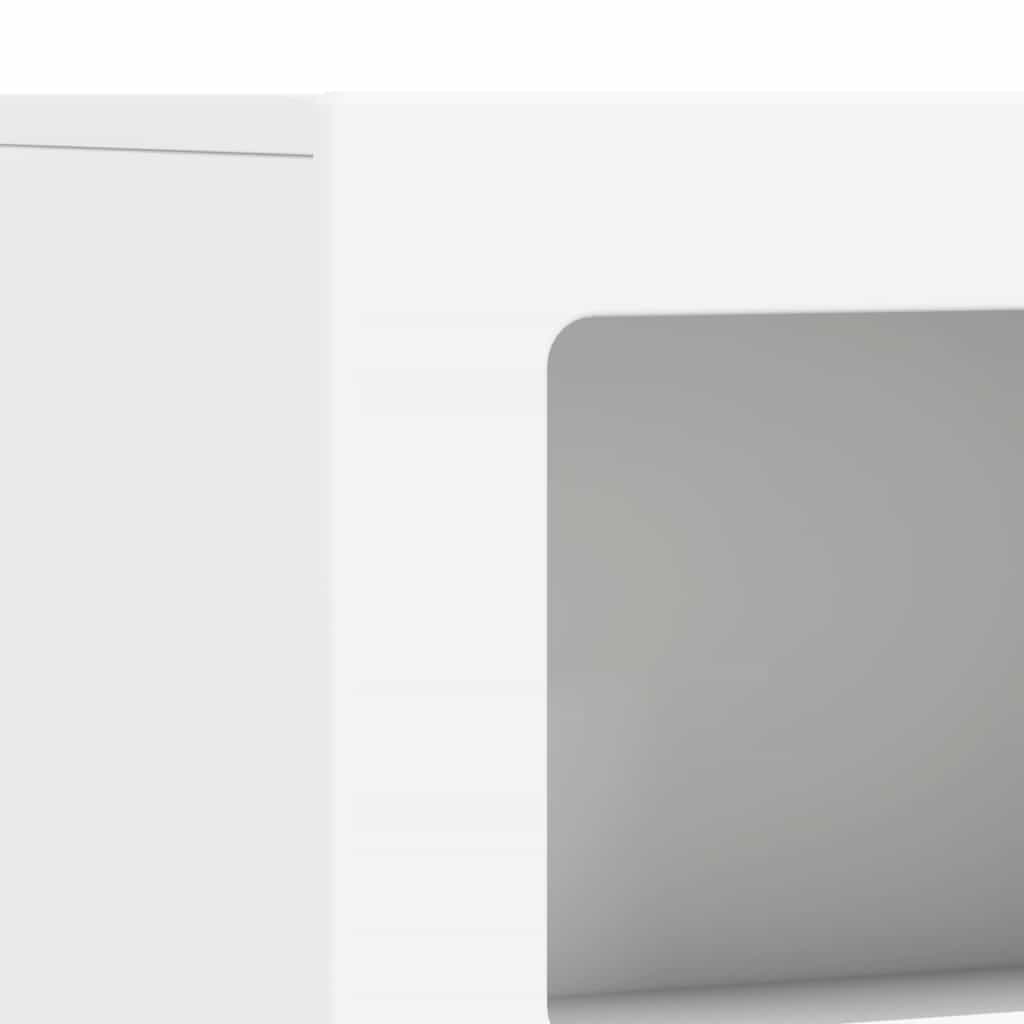 vidaXL Sideboard ELST White 80.5 x 35 x 59 cm Engineered Wood