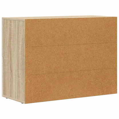vidaXL Sideboard ELST Sonoma Oak 80.5 x 35 x 59 cm Engineered Wood