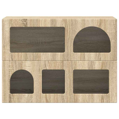 vidaXL Sideboard ELST Sonoma Oak 80.5 x 35 x 59 cm Engineered Wood