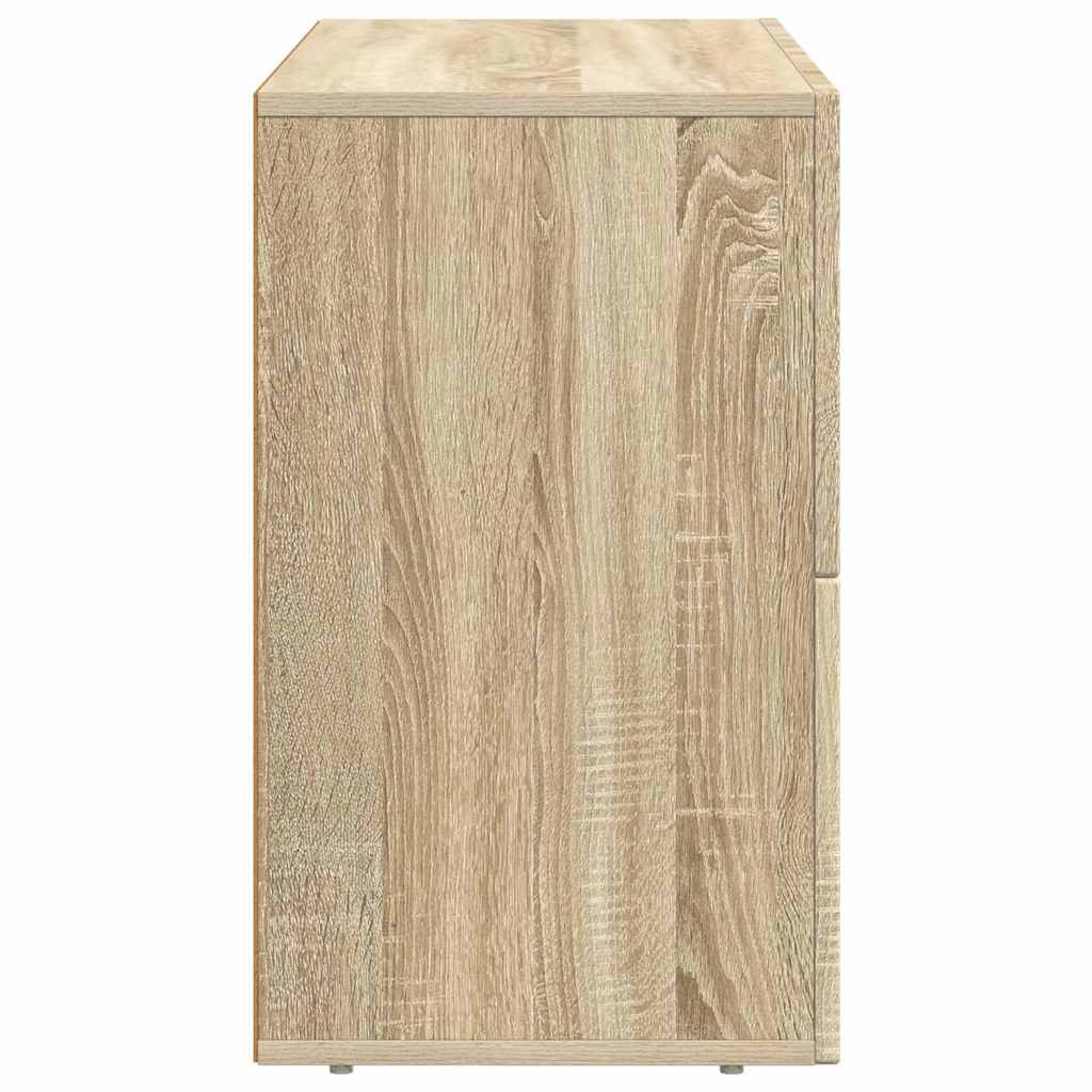 vidaXL Sideboard ELST Sonoma Oak 80.5 x 35 x 59 cm Engineered Wood