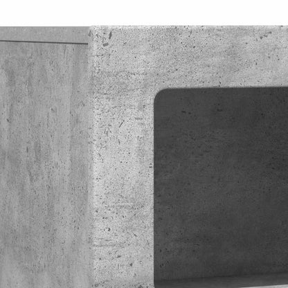 vidaXL Sideboard ELST Concrete Grey 80.5 x 35 x 59 cm Engineered Wood