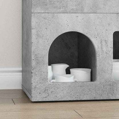 vidaXL Sideboard ELST Concrete Grey 80.5 x 35 x 59 cm Engineered Wood