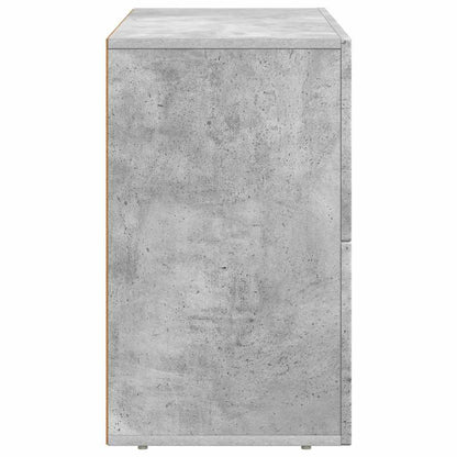 vidaXL Sideboard ELST Concrete Grey 80.5 x 35 x 59 cm Engineered Wood