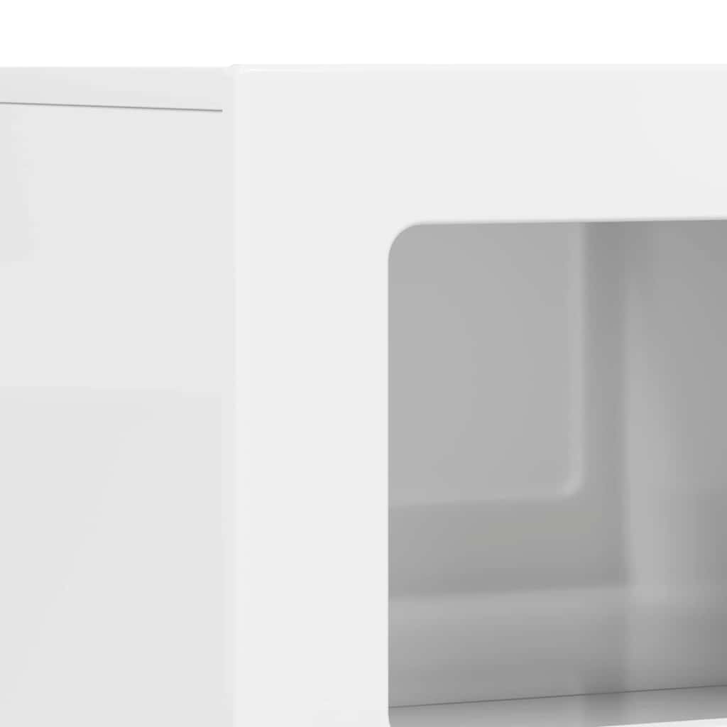 vidaXL Sideboard ELST High Gloss White 80.5 x 35 x 59 cm