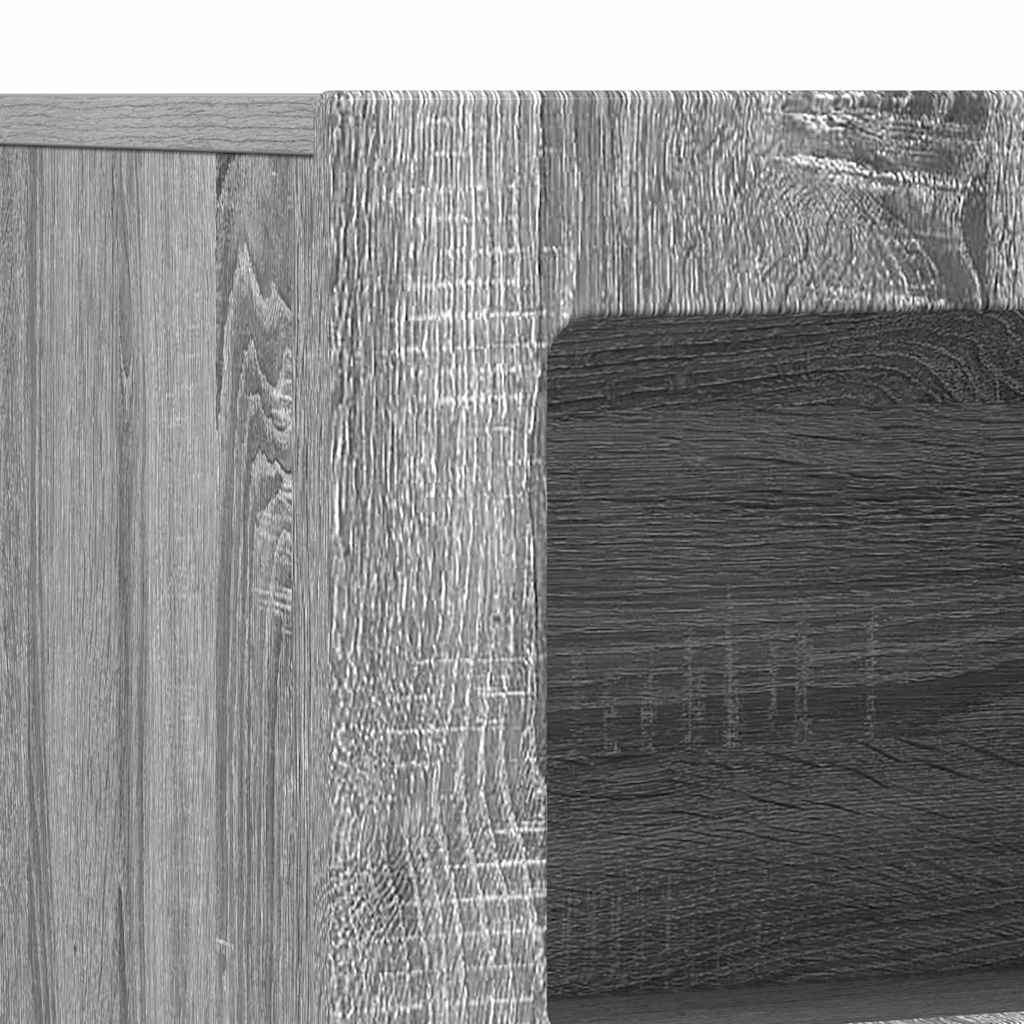 vidaXL Sideboard ELST Grey Sonoma 80.5 x 35 x 59 cm Engineered Wood