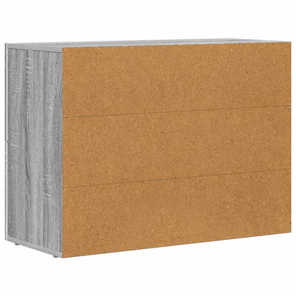 vidaXL Sideboard ELST Grey Sonoma 80.5 x 35 x 59 cm Engineered Wood