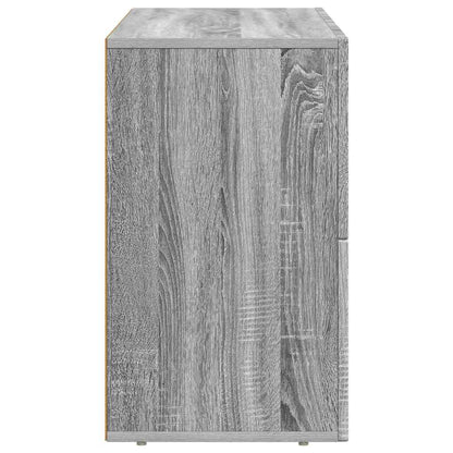 vidaXL Sideboard ELST Grey Sonoma 80.5 x 35 x 59 cm Engineered Wood