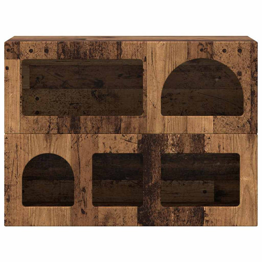 vidaXL Sideboard ELST Old Wood 80.5 x 35 x 59 cm Engineered Wood