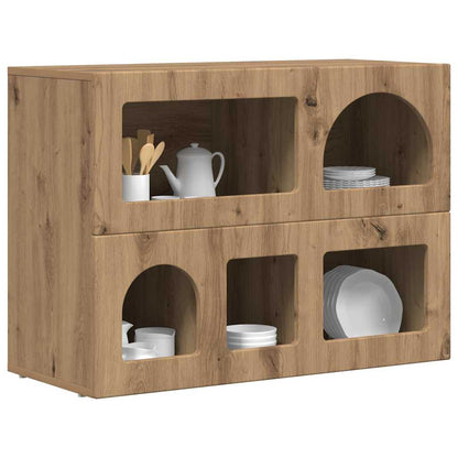 vidaXL Sideboard ELST Artisan Oak 80.5 x 35 x 59 cm Engineered Wood