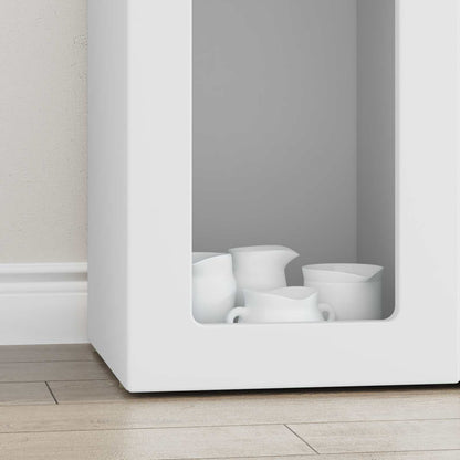 vidaXL Sideboard ELST White 59 x 35 x 100.5 cm Engineered Wood