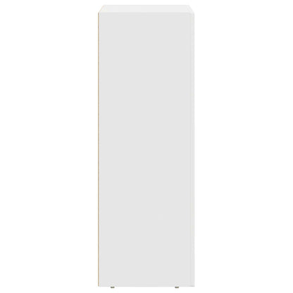 vidaXL Sideboard ELST White 59 x 35 x 100.5 cm Engineered Wood