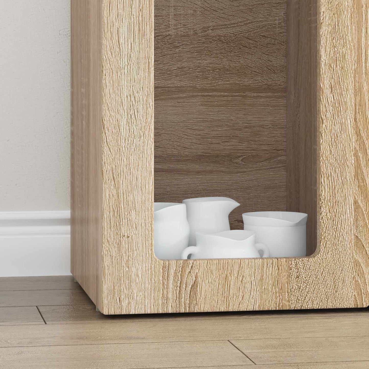vidaXL Sideboard ELST Sonoma Oak 59 x 35 x 100.5 cm Engineered Wood