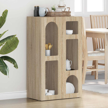 vidaXL Sideboard ELST Sonoma Oak 59 x 35 x 100.5 cm Engineered Wood