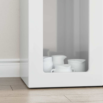 vidaXL Sideboard ELST High Gloss White 59 x 35 x 100.5 cm