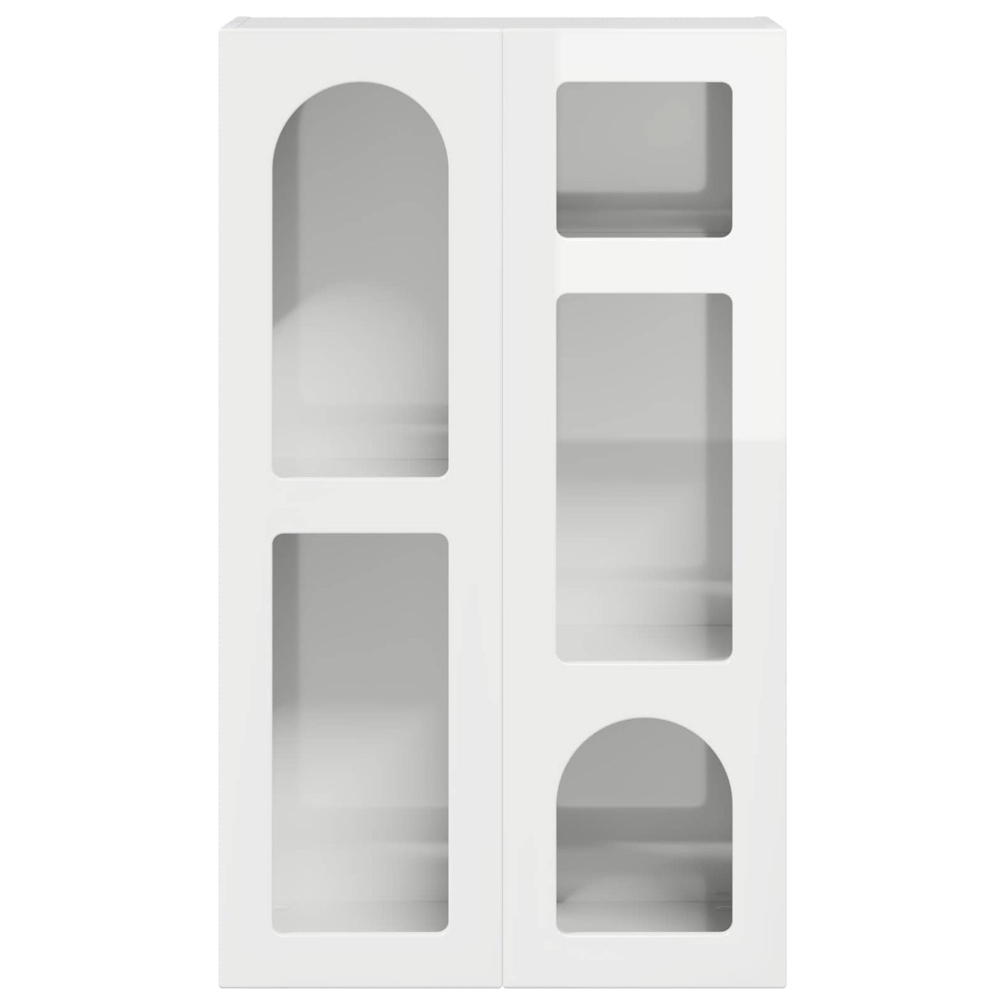 vidaXL Sideboard ELST High Gloss White 59 x 35 x 100.5 cm