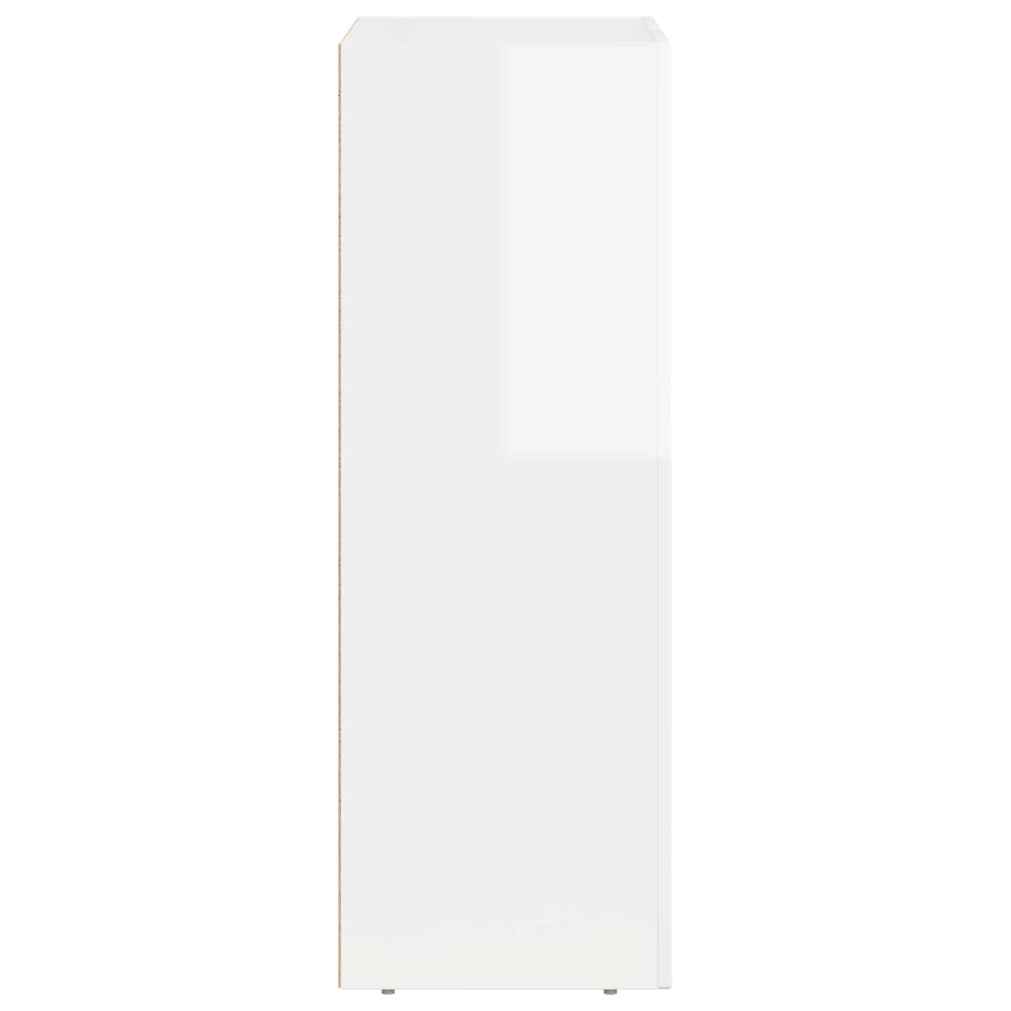 vidaXL Sideboard ELST High Gloss White 59 x 35 x 100.5 cm