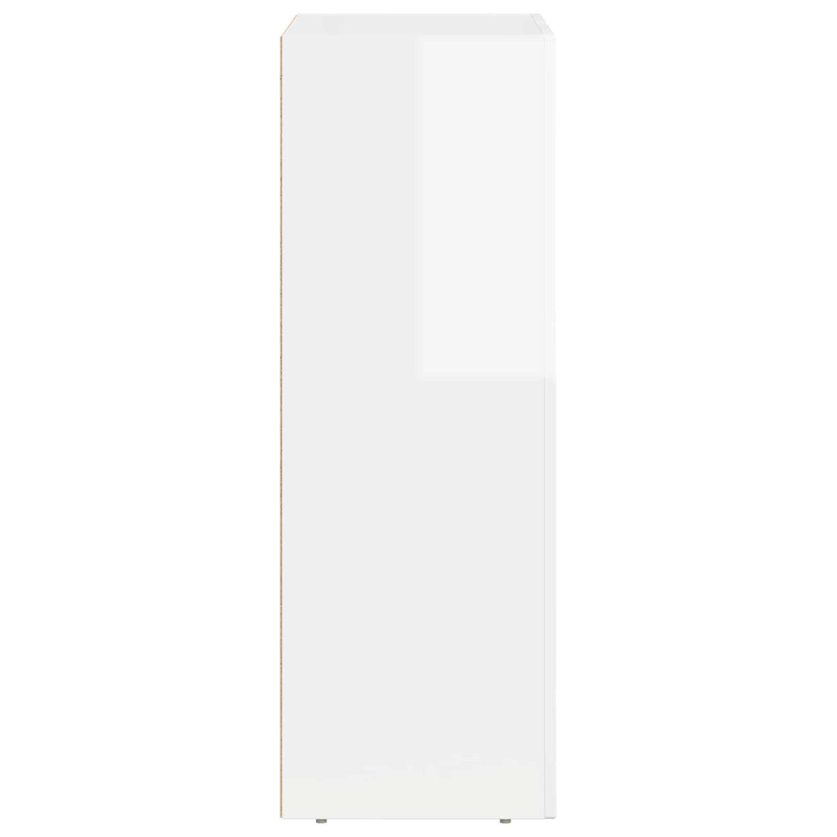 vidaXL Sideboard ELST High Gloss White 59 x 35 x 100.5 cm