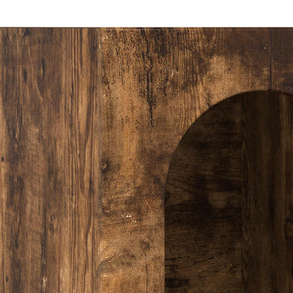 vidaXL Sideboard ELST Smoked Oak 59 x 35 x 100.5 cm Engineered Wood