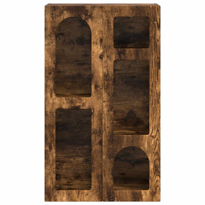 vidaXL Sideboard ELST Smoked Oak 59 x 35 x 100.5 cm Engineered Wood