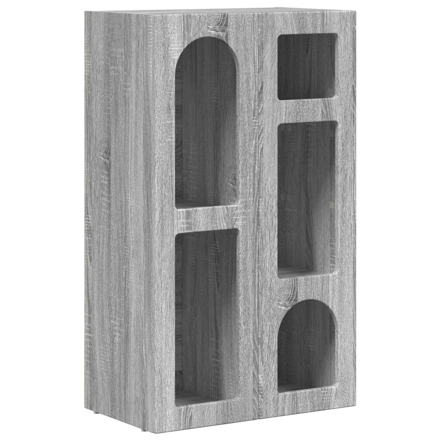 vidaXL Sideboard ELST Grey Sonoma 59 x 35 x 100.5 cm Engineered Wood