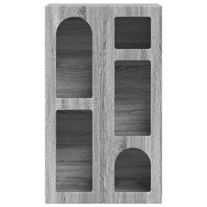vidaXL Sideboard ELST Grey Sonoma 59 x 35 x 100.5 cm Engineered Wood