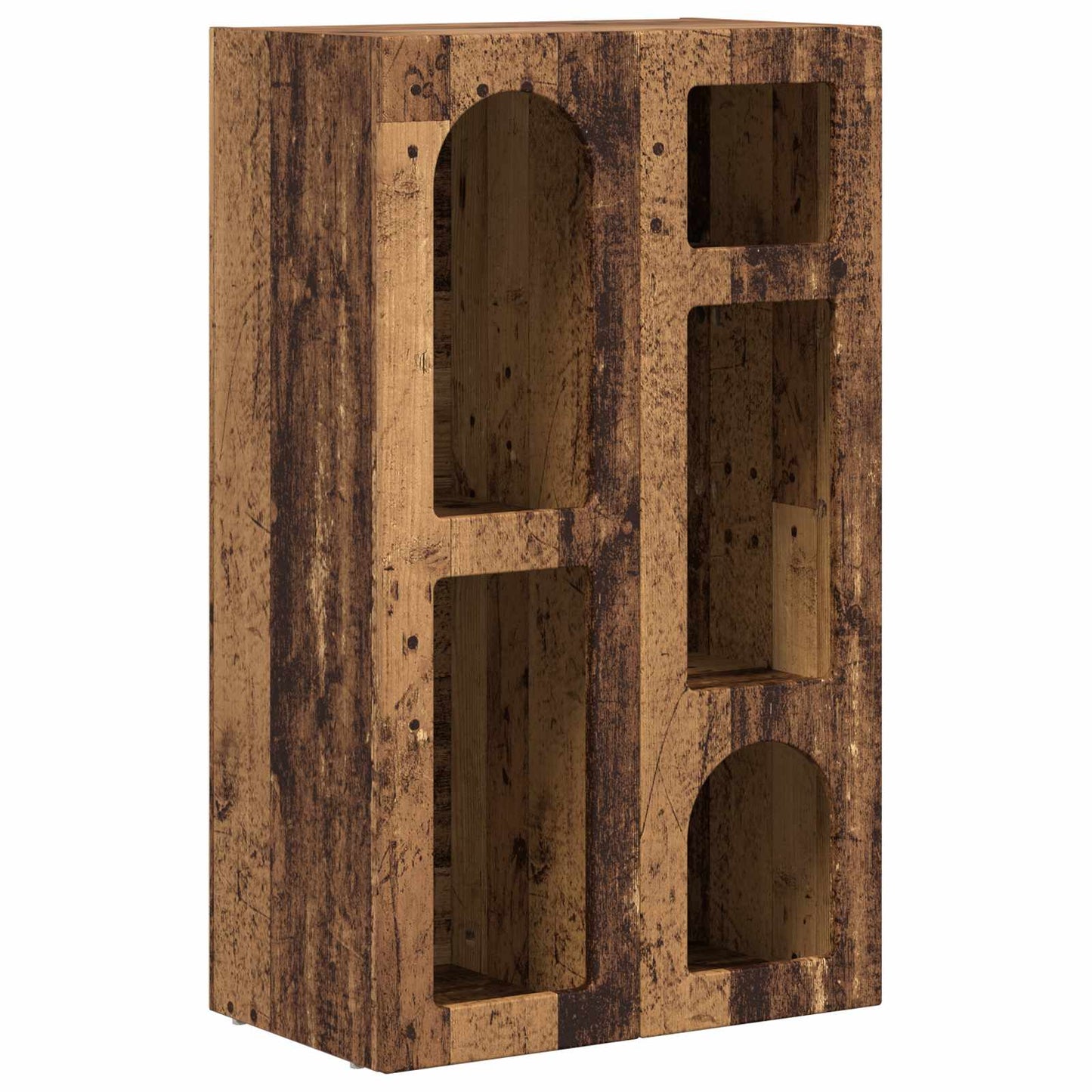 vidaXL Sideboard ELST Old Wood 59 x 35 x 100.5 cm Engineered Wood