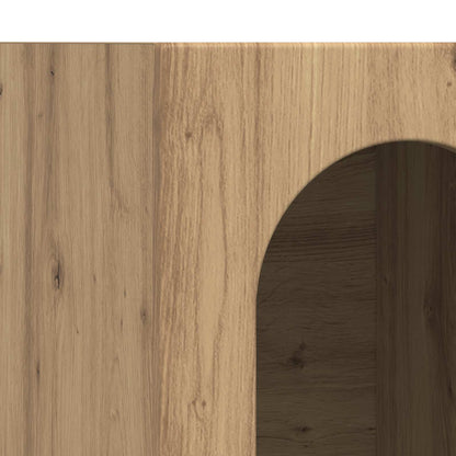 vidaXL Sideboard ELST Artisan Oak 59 x 35 x 100.5 cm Engineered Wood