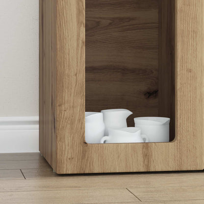 vidaXL Sideboard ELST Artisan Oak 59 x 35 x 100.5 cm Engineered Wood