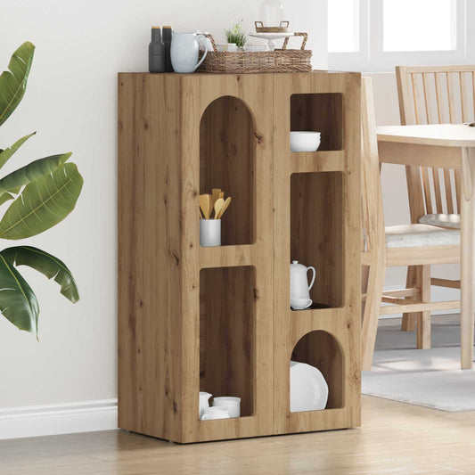 vidaXL Sideboard ELST Artisan Oak 59 x 35 x 100.5 cm Engineered Wood