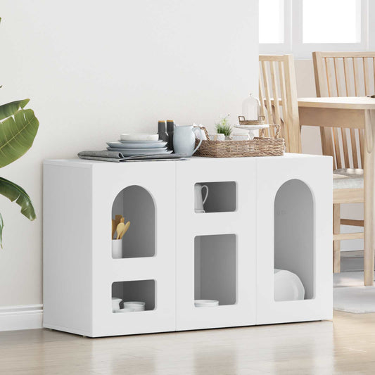 vidaXL Sideboard ELST White 100 x 35 x 59 cm Engineered Wood