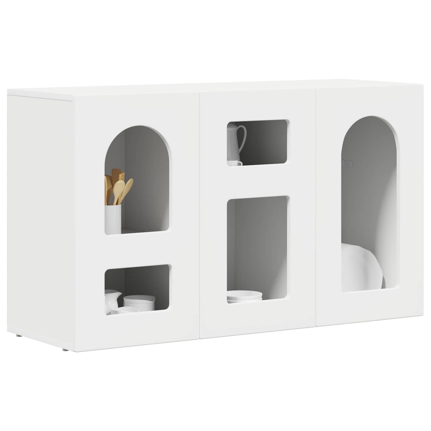 vidaXL Sideboard ELST White 100 x 35 x 59 cm Engineered Wood