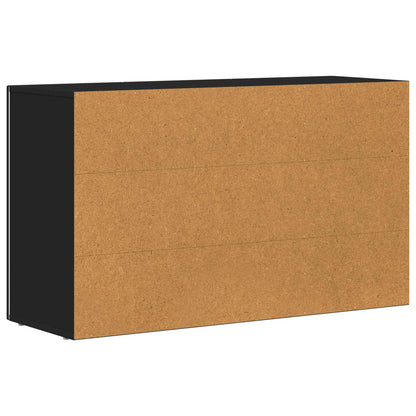 vidaXL Sideboard ELST Black 100 x 35 x 59 cm Engineered Wood