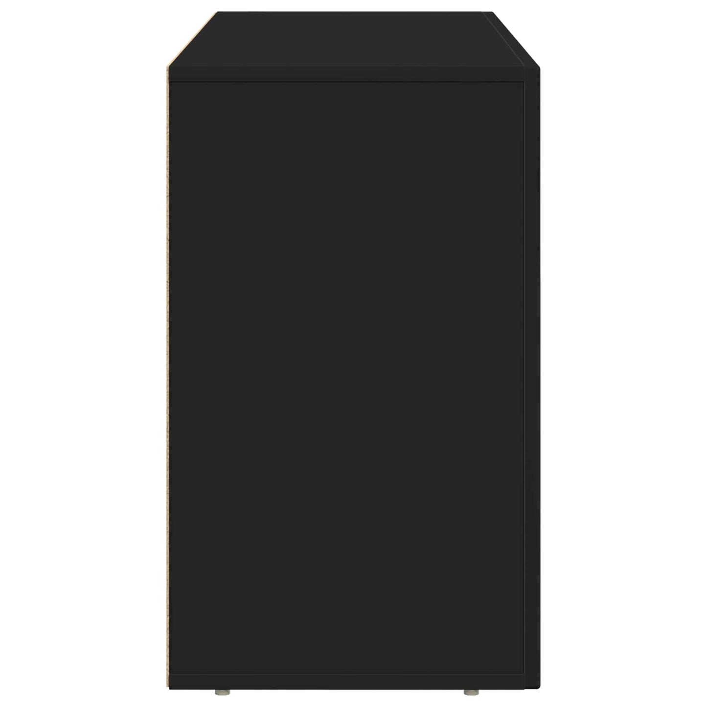 vidaXL Sideboard ELST Black 100 x 35 x 59 cm Engineered Wood