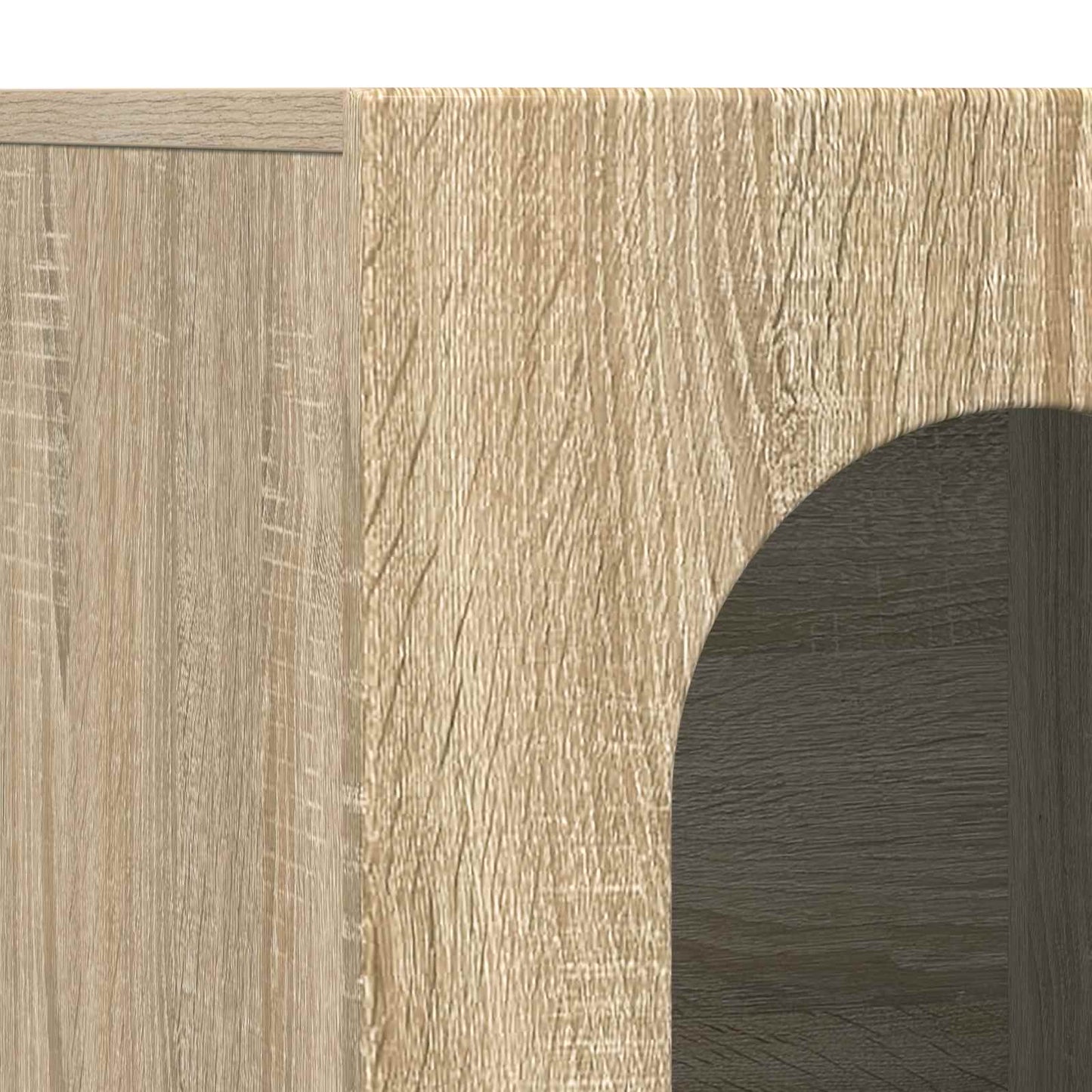vidaXL Sideboard Sonoma Oak 100 x 35 x 59 cm Engineered Wood