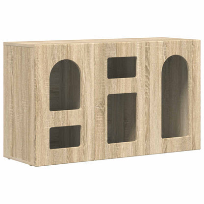 vidaXL Sideboard Sonoma Oak 100 x 35 x 59 cm Engineered Wood
