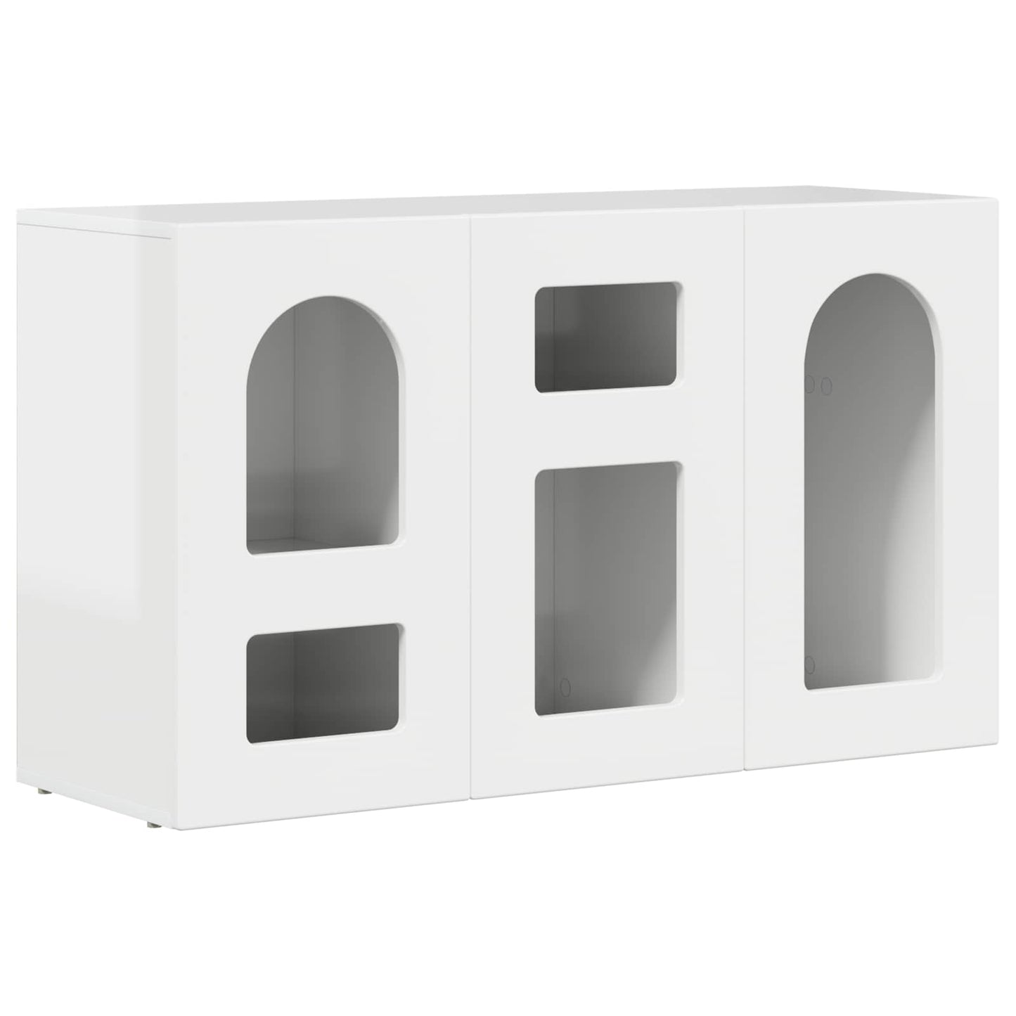 vidaXL Sideboard ELST High Gloss White 100 x 35 x 59 cm