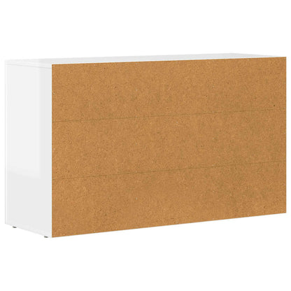vidaXL Sideboard ELST High Gloss White 100 x 35 x 59 cm