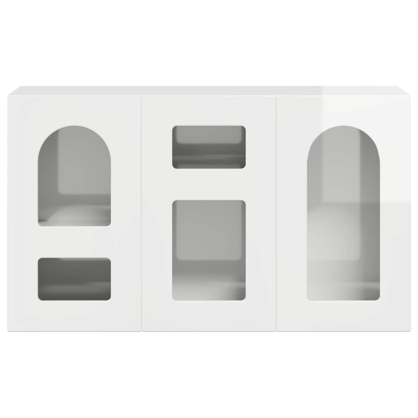 vidaXL Sideboard ELST High Gloss White 100 x 35 x 59 cm