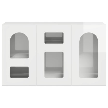 vidaXL Sideboard ELST High Gloss White 100 x 35 x 59 cm
